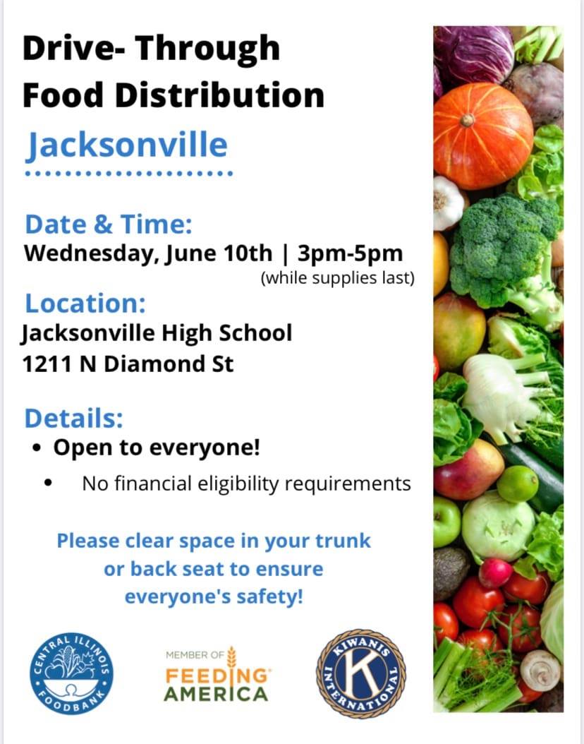 Jacksonville Has Three Food Distributions This Week WLDS