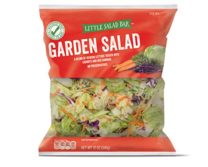 Bagged Garden Salad Sold at ALDI / HyVee Stores Recalled WLDS