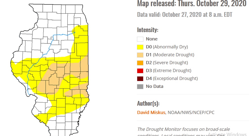 Portions of Central IL In Drought Conditions WLDS