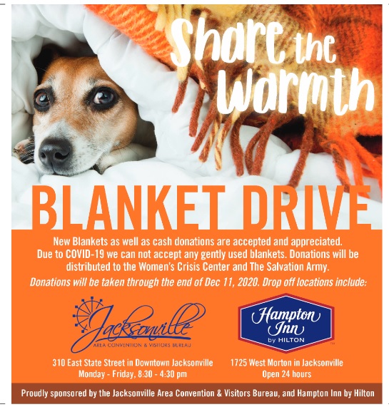 JACVB & Hampton Inn Again Partner For Blanket Drive WLDS