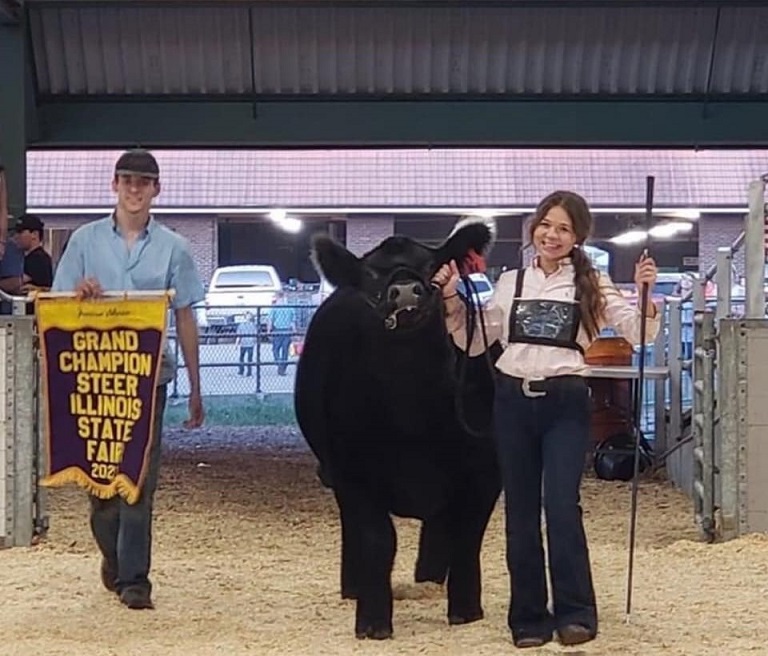 Winchester Senior’s Steer Receives Record Bid at State Fair Sale of