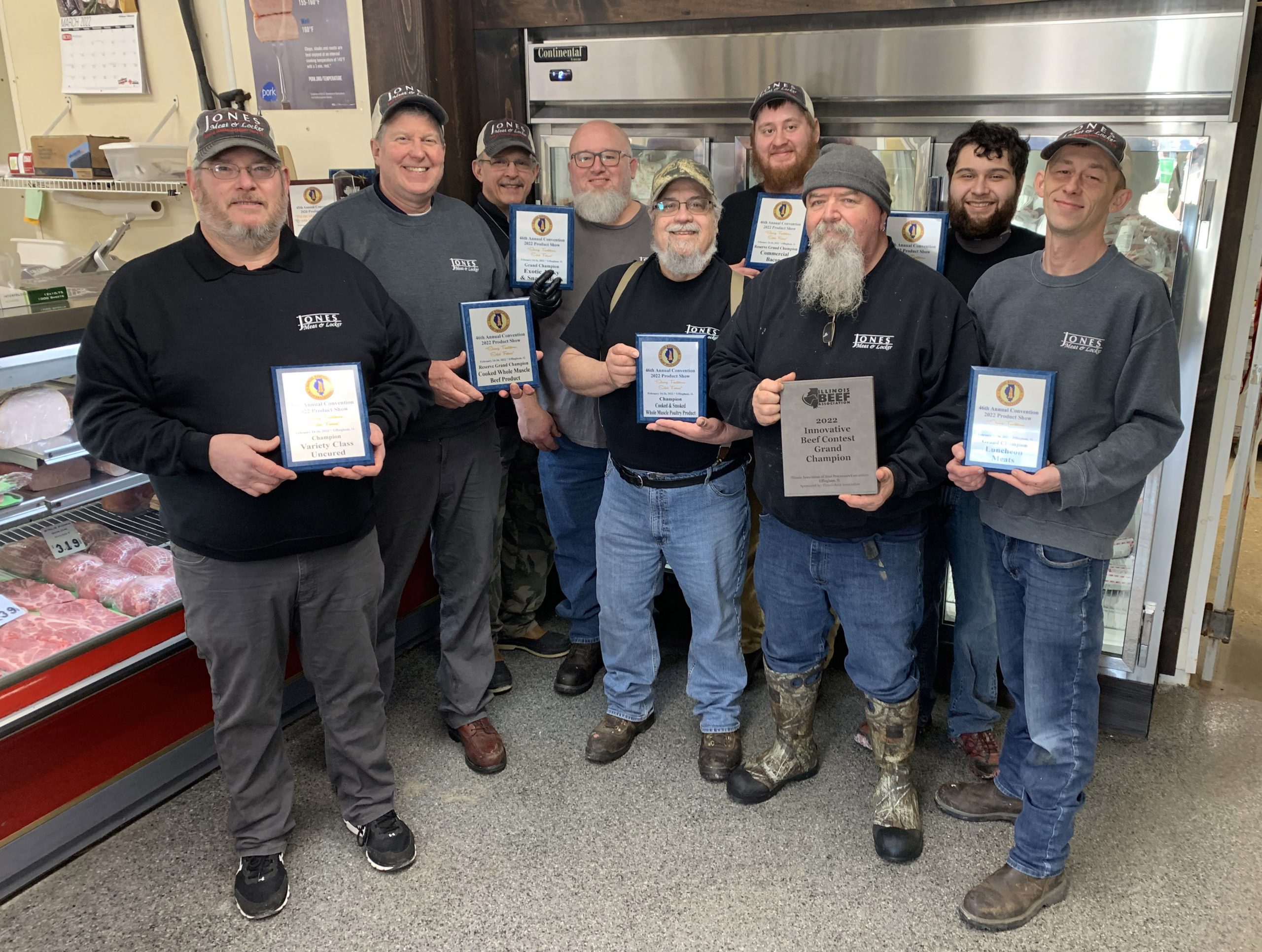 Jones Meat & Locker Win 8 Awards At IL Association of Meat Processors Convention - Vimarsana News