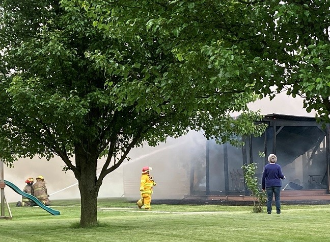 Murrayville Home Total Loss After Mower Ignites Garage - Vimarsana News