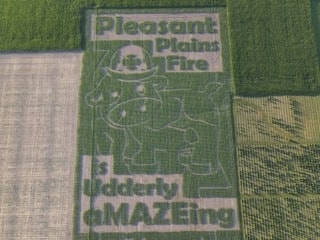 Bomke's Patch Honors Pleasant Plains Fire Department with Corn Maze – WLDS - Vimarsana News