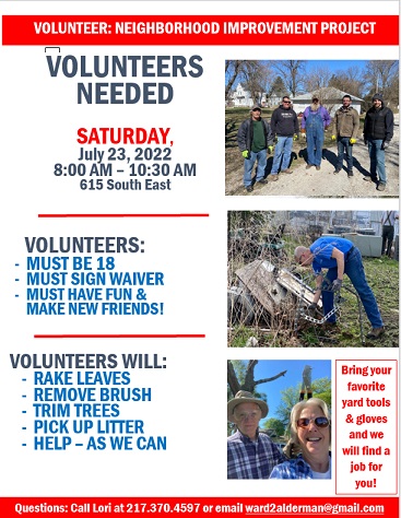 Volunteers Needed for Litter Getter, Neighborhood Improvement Project - Vimarsana News