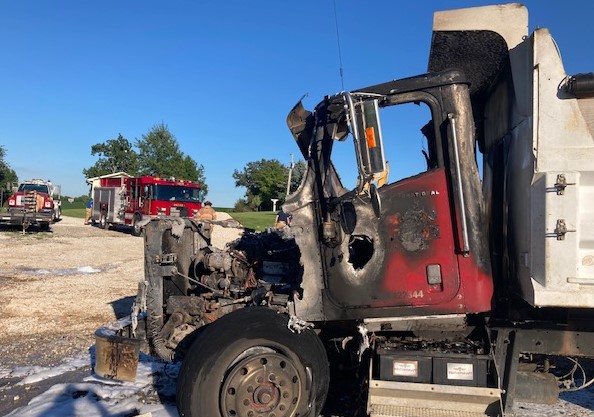 No One Injured in Massey Lane Semi-Truck Fire - Vimarsana News