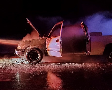 Murrayville, Woodson Fire Departments Respond to Vehicle Fire Friday Night - Vimarsana News