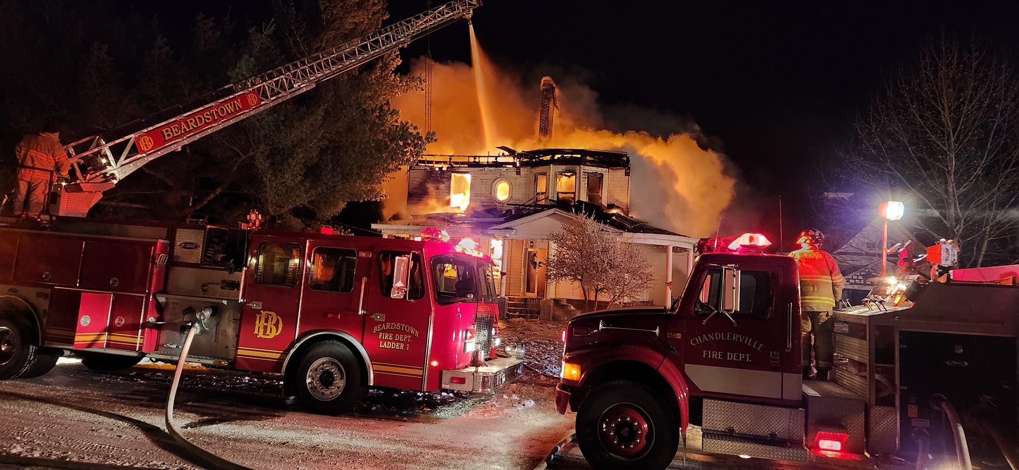 Home Deemed Total Loss After Overnight Fire in Chandlerville - Vimarsana News