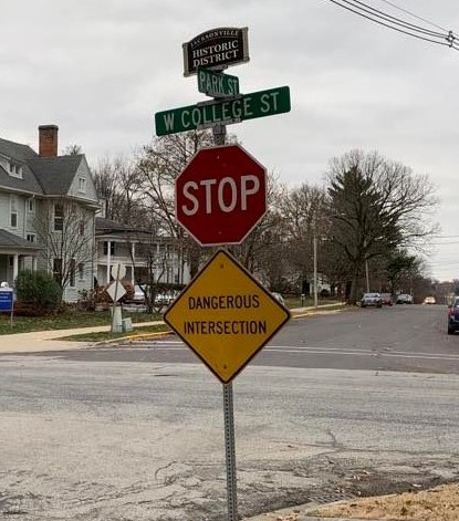 City Trying Alternatives to Adding Stop Signs at Dangerous West College Intersection - Vimarsana News