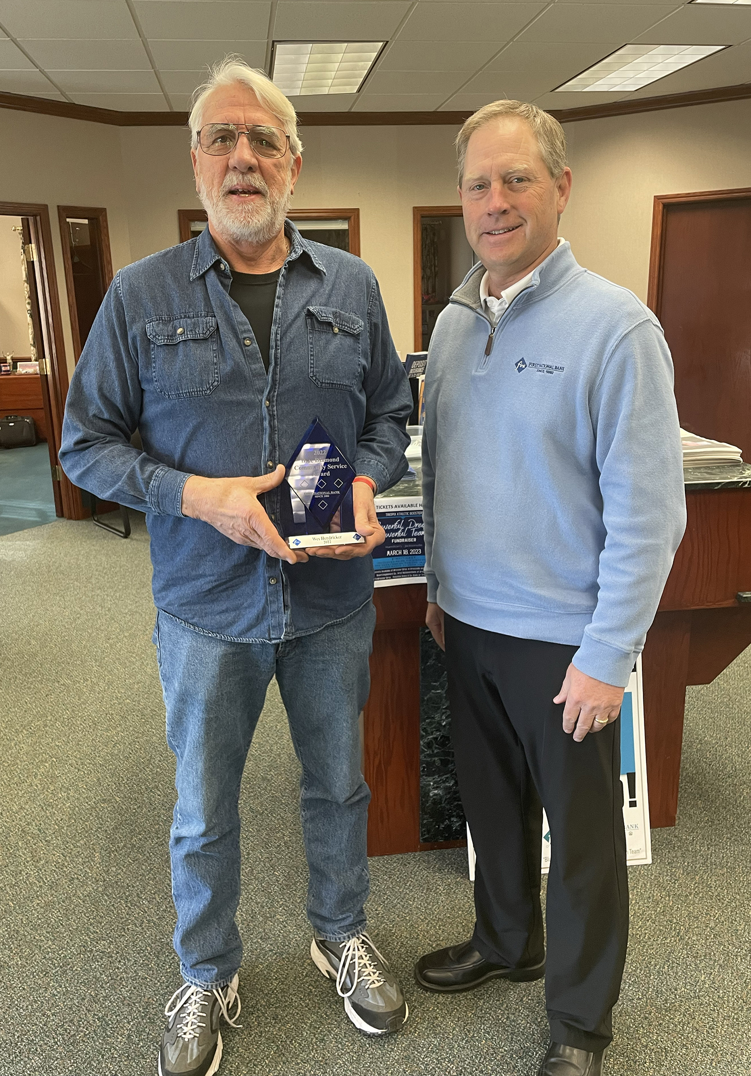 Hendricker Named 2023 Blue Diamond Community Service Award Recipient - Vimarsana News