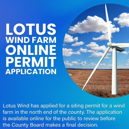 Lotus Wind Permit Application Posted For Macoupin County Landowners' Inspection – WLDS - Vimarsana News