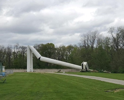 PORTA High School Runaway Wind Turbine Collapses - Vimarsana News