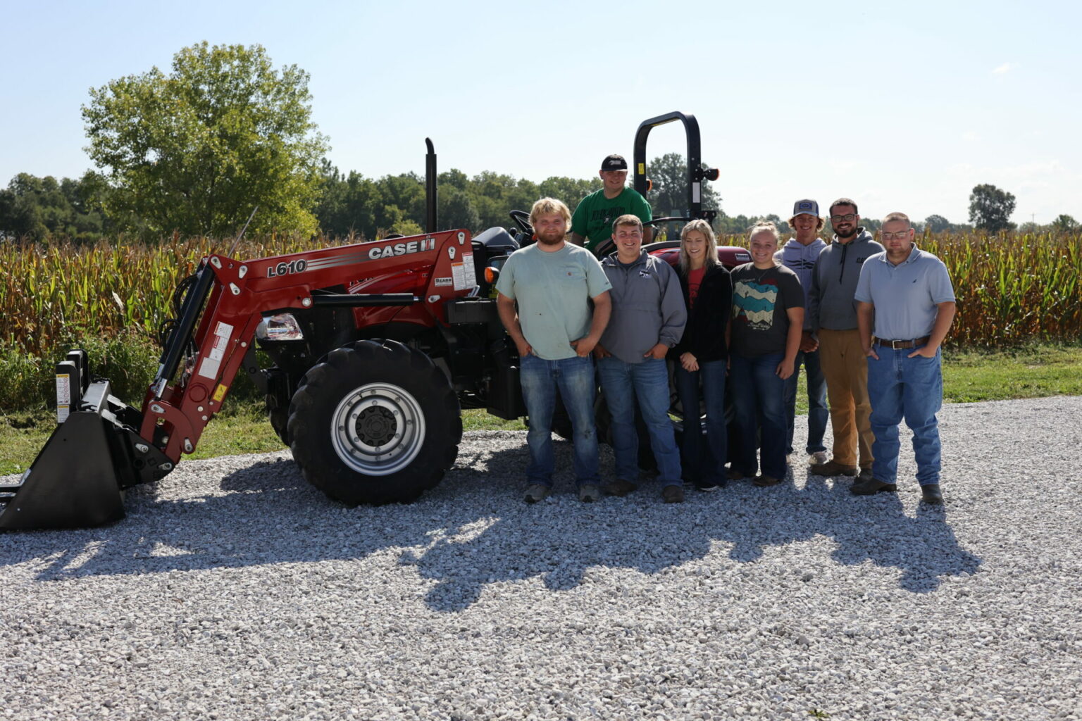 John Wood Receives Donation, Tractor From Beard Implement Co. - Vimarsana News