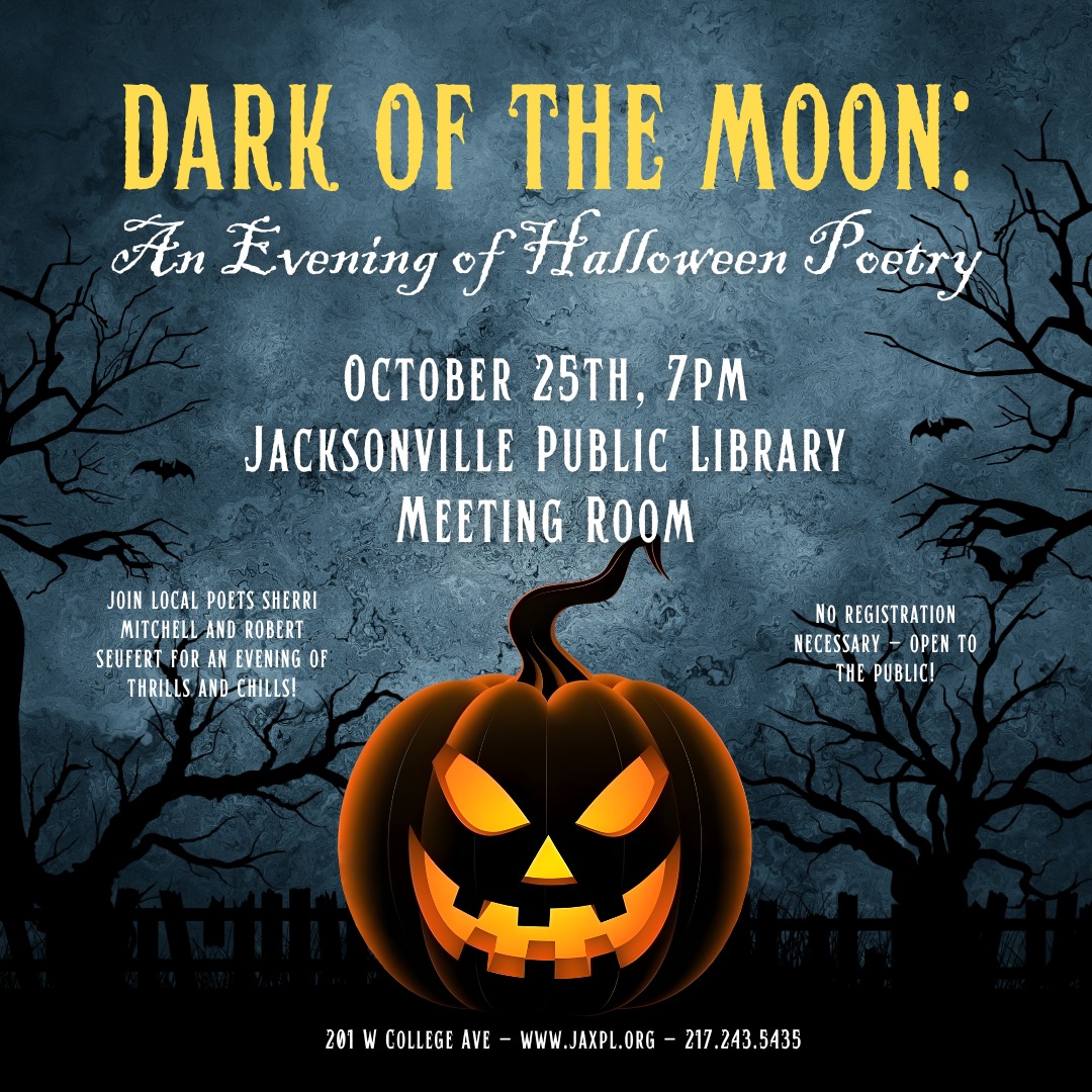 Dark of the Moon: Poems of Fantasy & the Macabre Haunts the Jacksonville Public Library Tonight - Vimarsana News