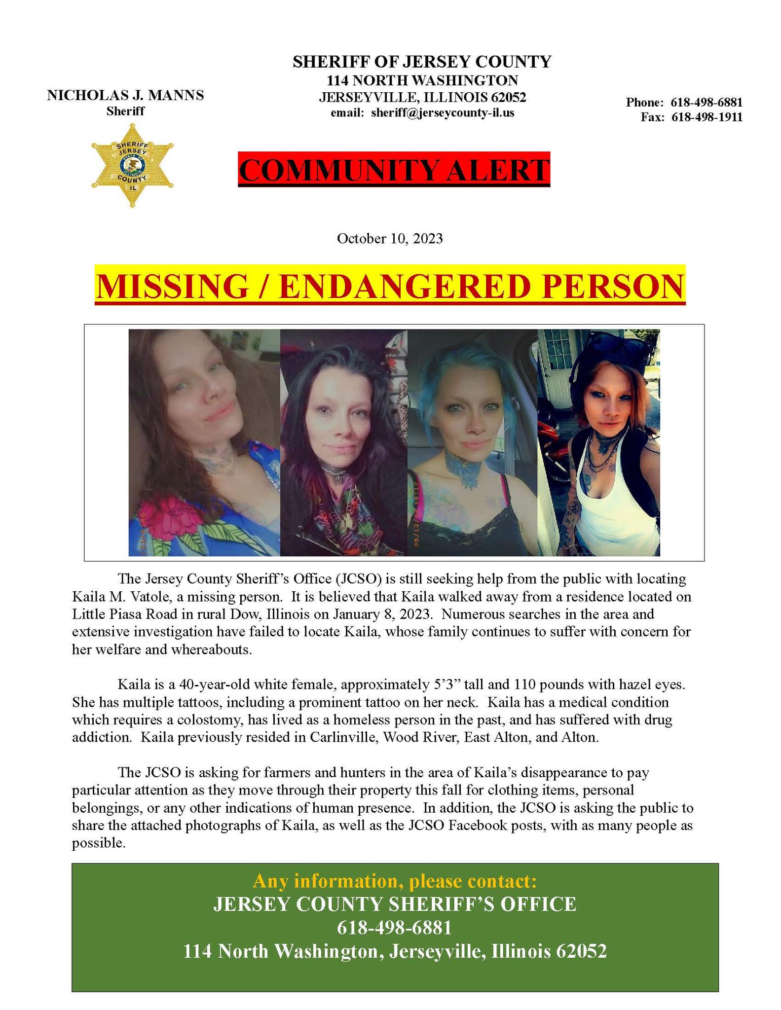 Dow Woman Still Missing After 9 Months - Vimarsana News