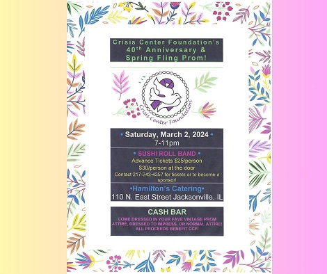 Crisis Center Spring Fling Adult Prom to Celebrate Foundation's 40th Anniversary – WLDS - Vimarsana News