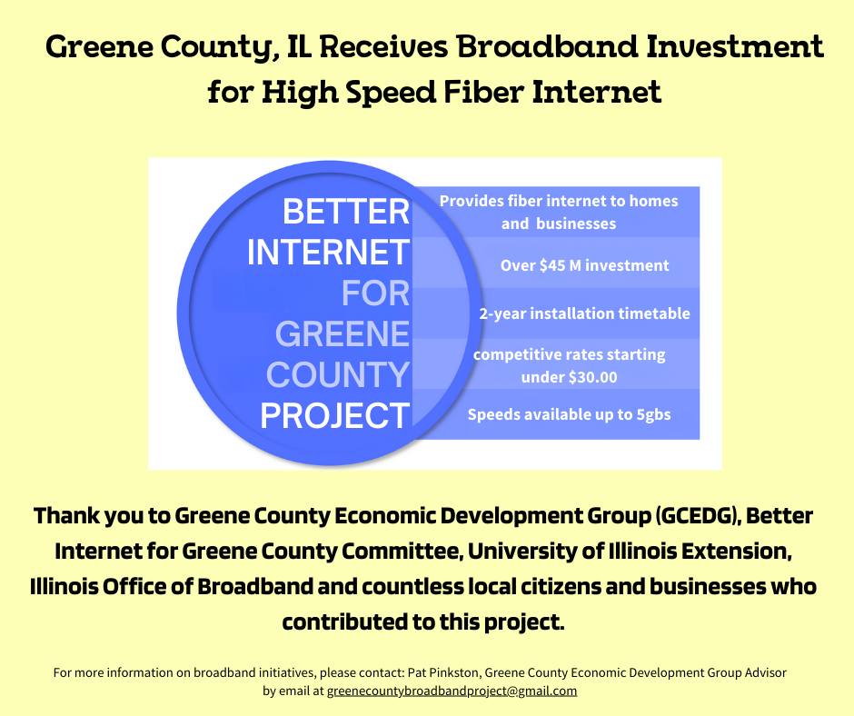 Greene Co. Economic Dev. Group Mission For Fiber Internet To Become Reality - Vimarsana News